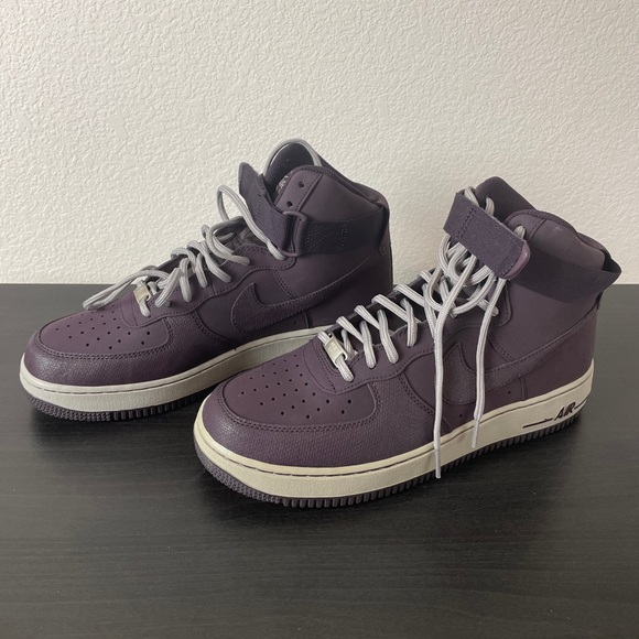 Nike Men’s Air Force 1 High 07 Port Wine Size 9 - Picture 2 of 11